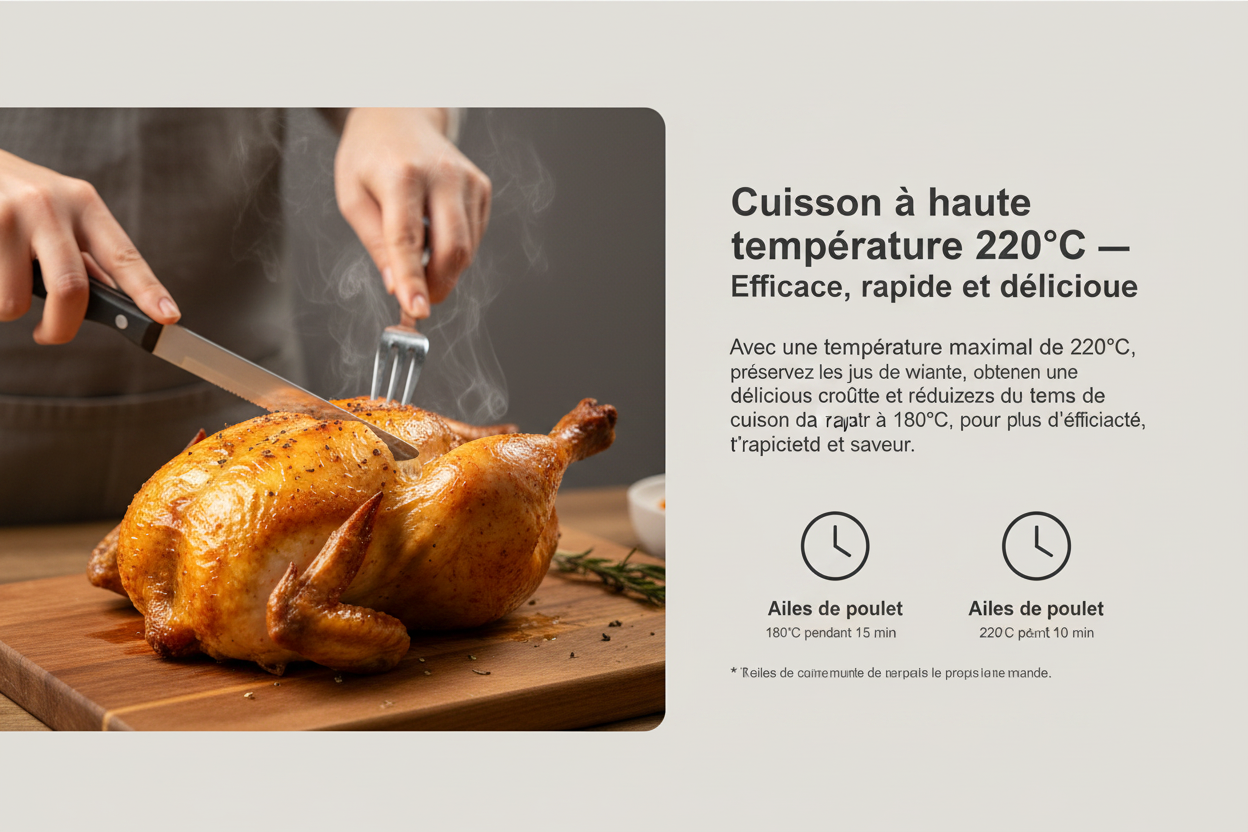 Cuisson haute température poulet