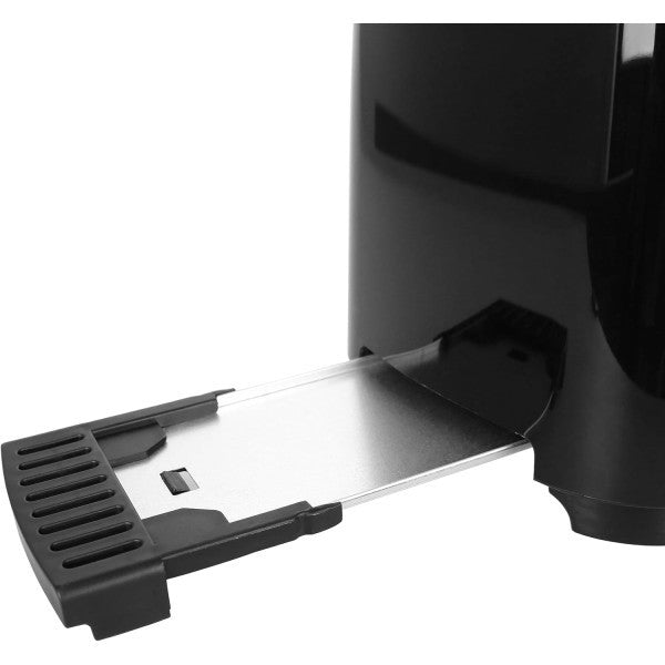 Grille-pain Design Noir 700W – 2 Fentes Larges