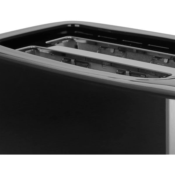 Grille-pain Design Noir 700W – 2 Fentes Larges