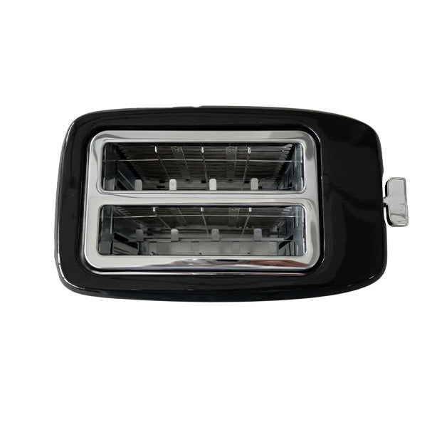 Grille-Pain Design Noir & Argent 700W